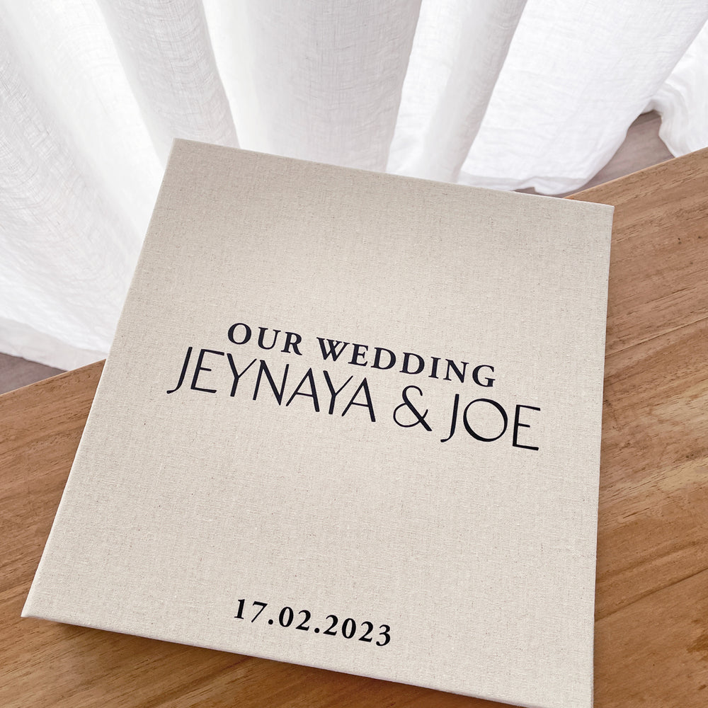 *PRE-ORDER arriving end May* Linen Photo Album - Minimalistic