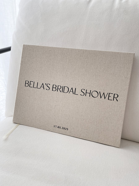 Letters to the Bride Book - Minimalistic Linen