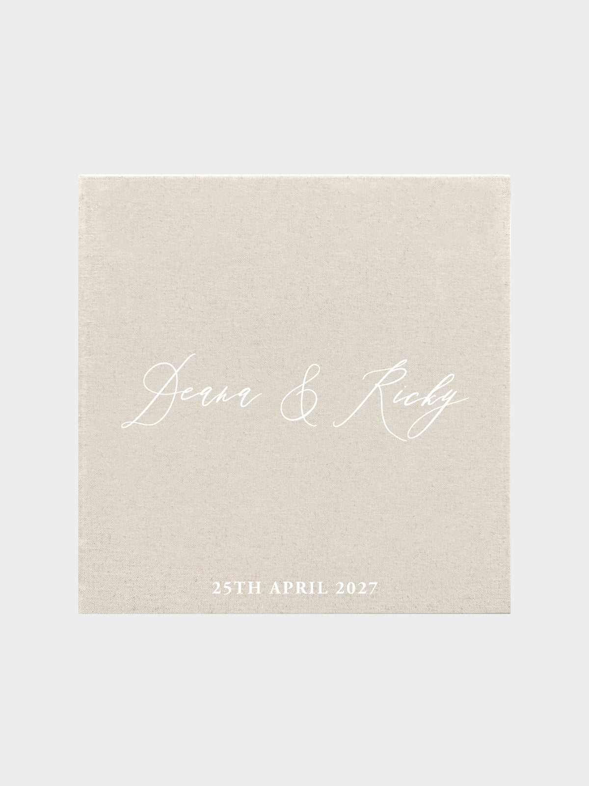 Linen Wedding Photo Album - Polaroid & Instax - Vorfreude Stationery