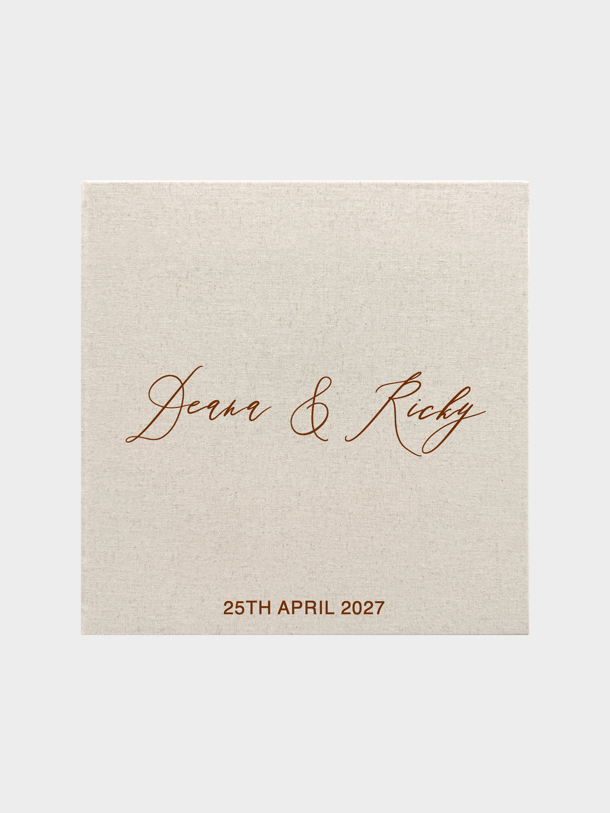 Linen Wedding Photo Album - Polaroid & Instax - Vorfreude Stationery