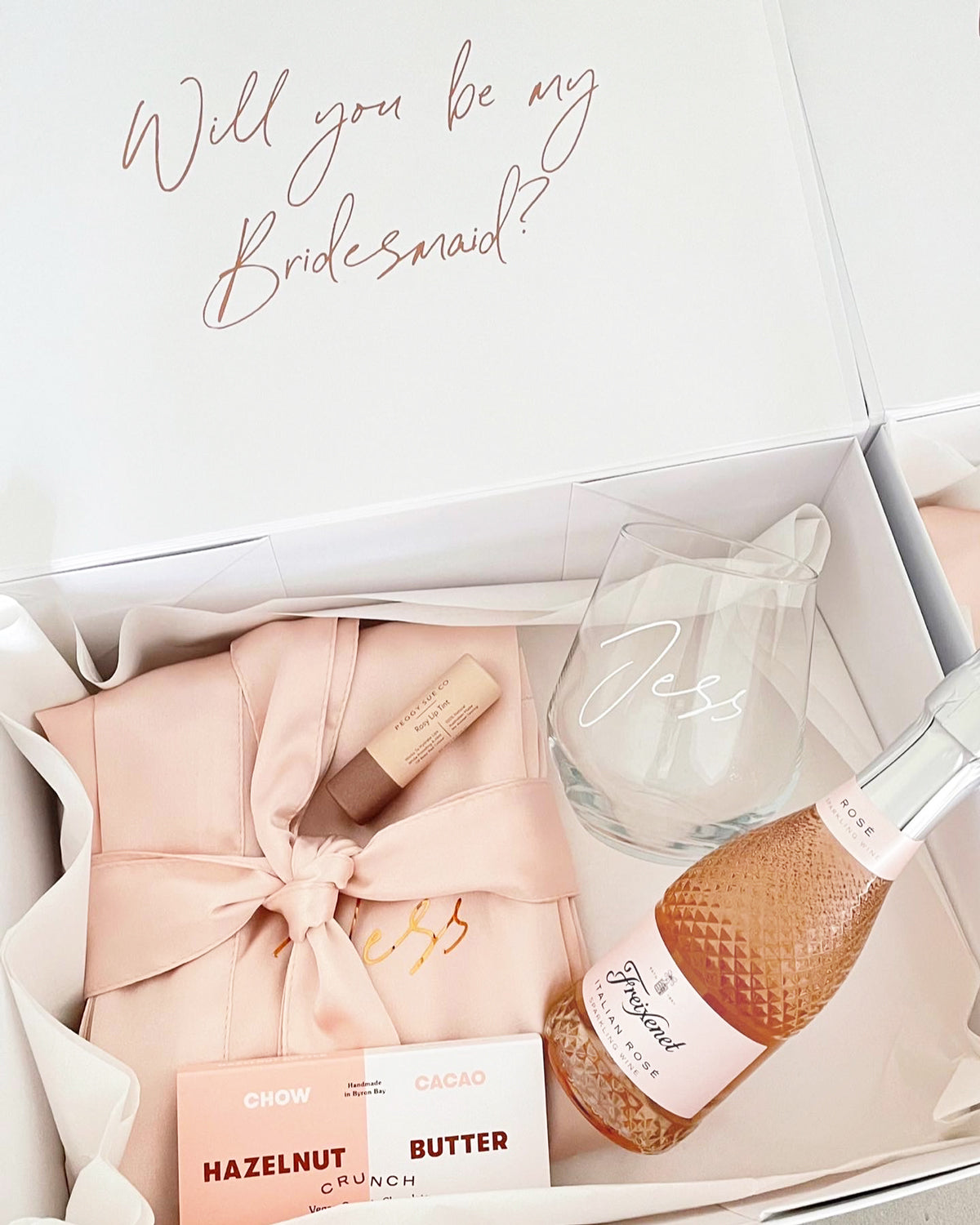 
                  
                    Pink Pamper Bridesmaids Gift Box - Vorfreude Stationery
                  
                
