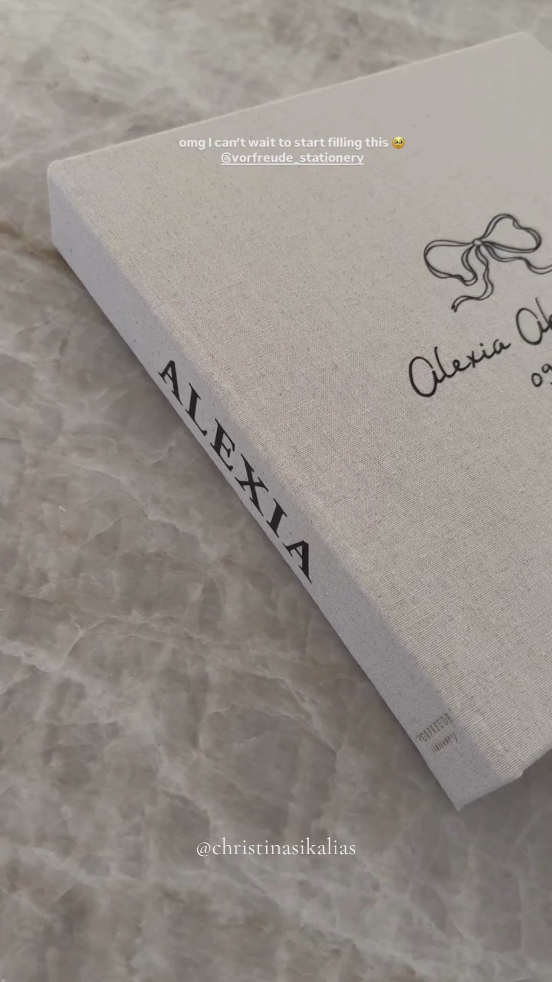 *PRE-ORDER arriving end June* Little Things Baby Photo Album