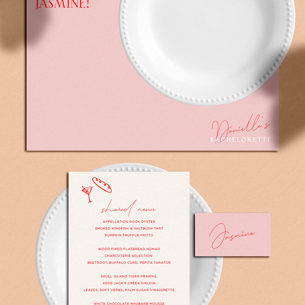 
                      
                        Menu & Place Card Editable Template - Smitten - Vorfreude Stationery
                      
                    