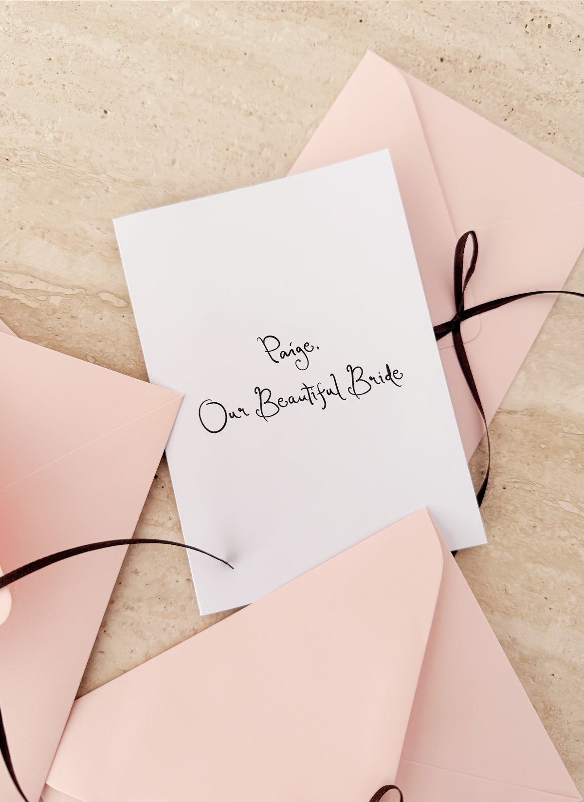 To Our Bride Personalised Wedding Card