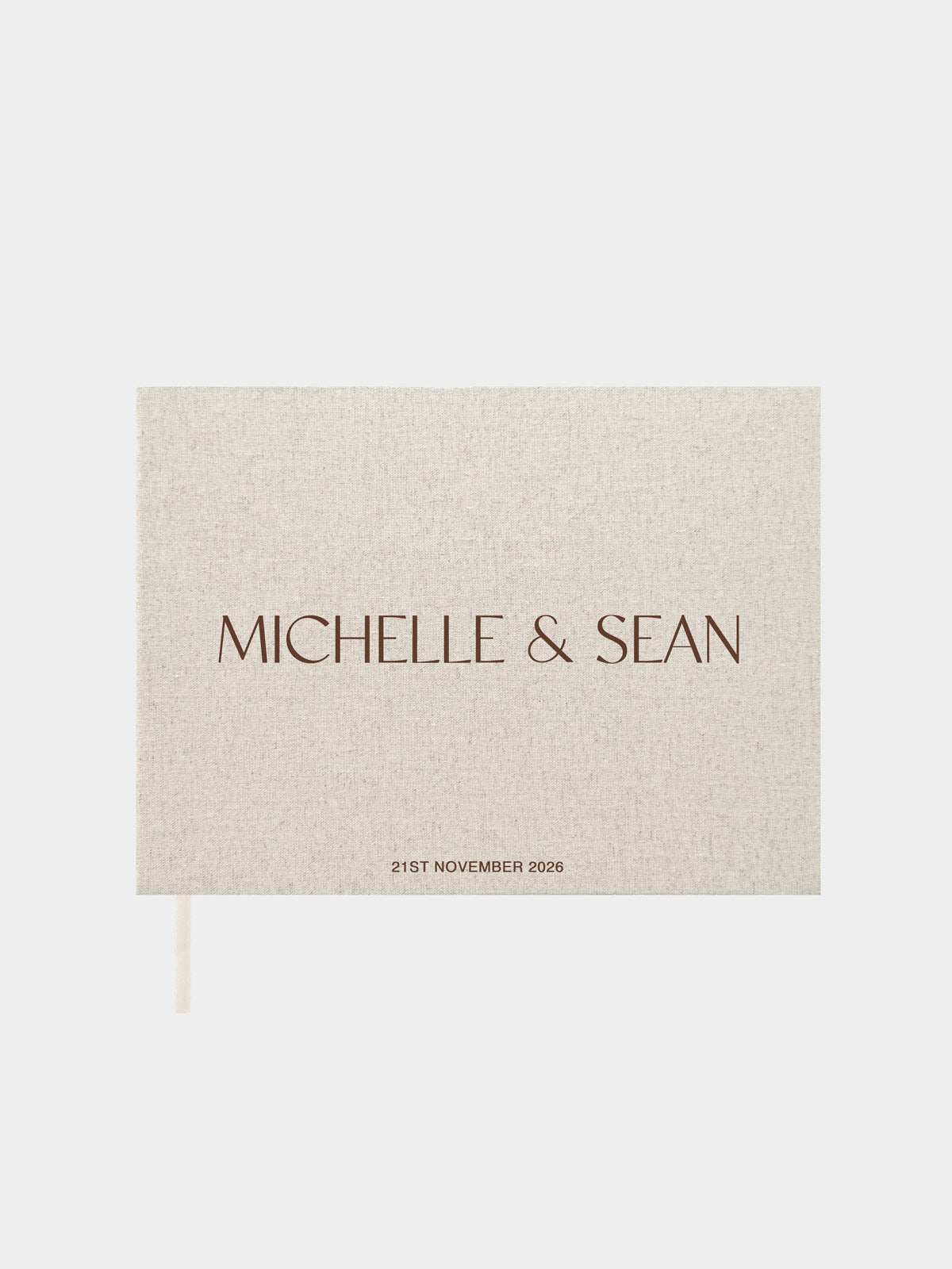 Wedding Guest Book - Minimalistic - Vorfreude Stationery