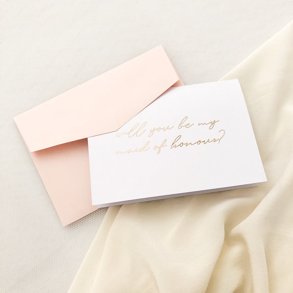 Bridal Party Proposal Cards - Vorfreude Stationery