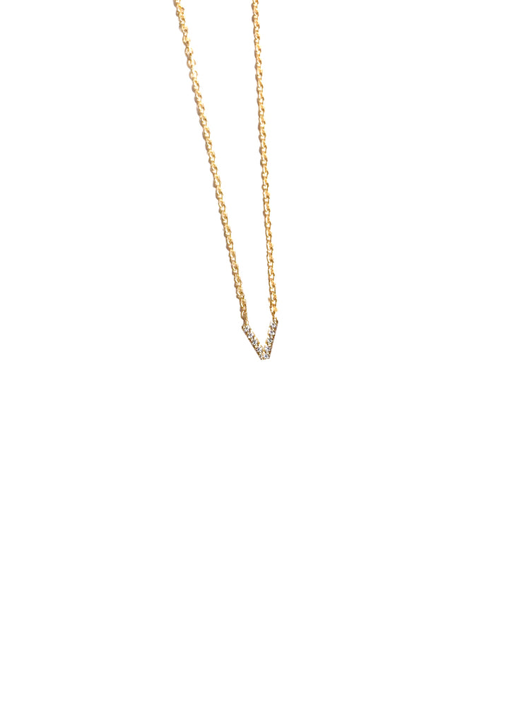 
                  
                    Her Reverie - Gold Alphabet Necklace - Vorfreude Stationery
                  
                