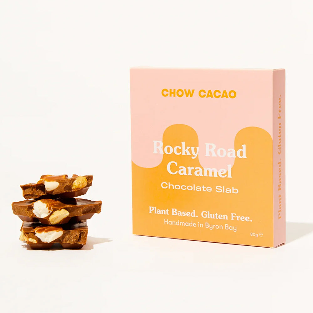 Chow Cacao - Rocky Road Caramel Chocolate Slab - Vorfreude Stationery