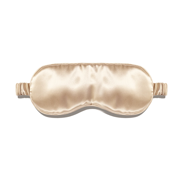 Le Soir - Silk Sleeping Eye Mask - Champagne