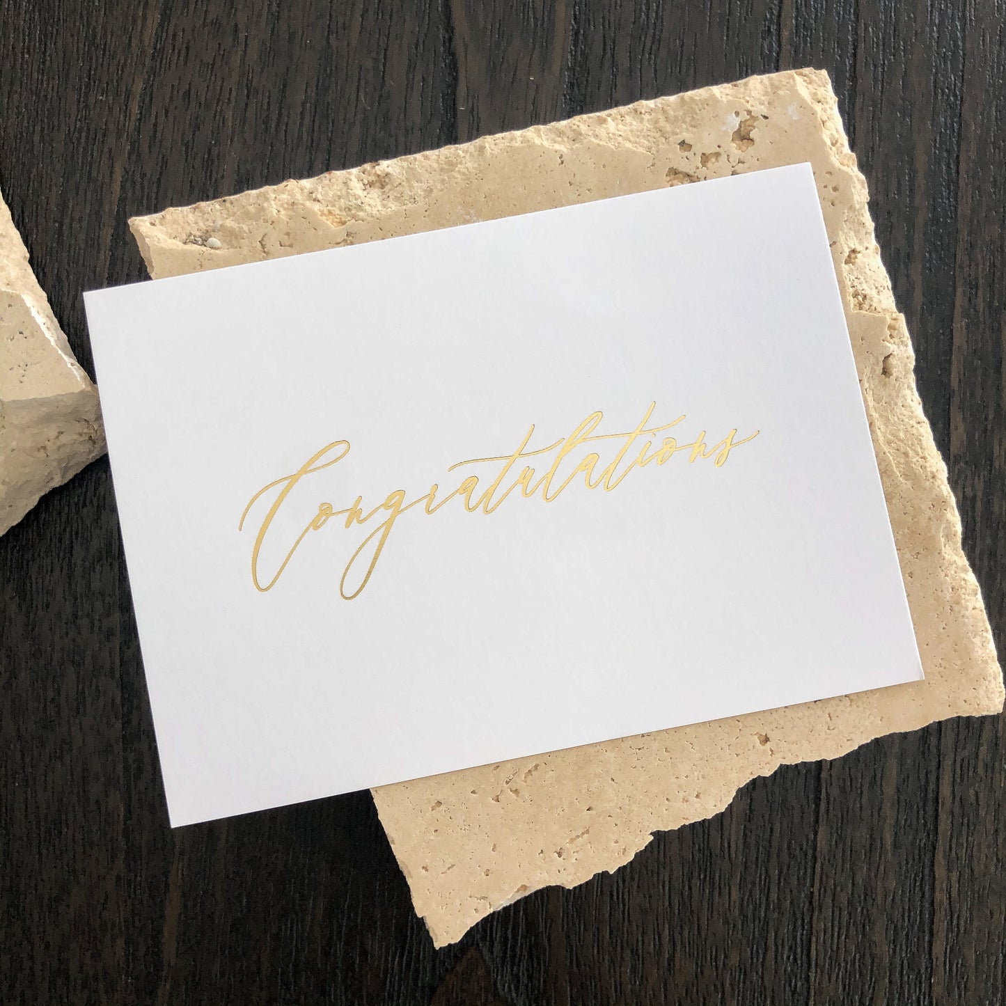 Congratulations A6 Flat Card - Vorfreude Stationery