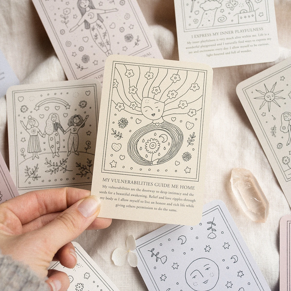
                  
                    Musings From The Moon - Self-Love Affirmation Cards - Vorfreude Stationery
                  
                