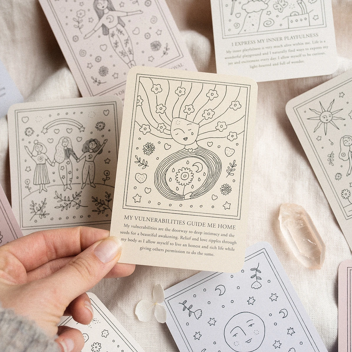 
                  
                    Musings From The Moon - Self-Love Affirmation Cards - Vorfreude Stationery
                  
                