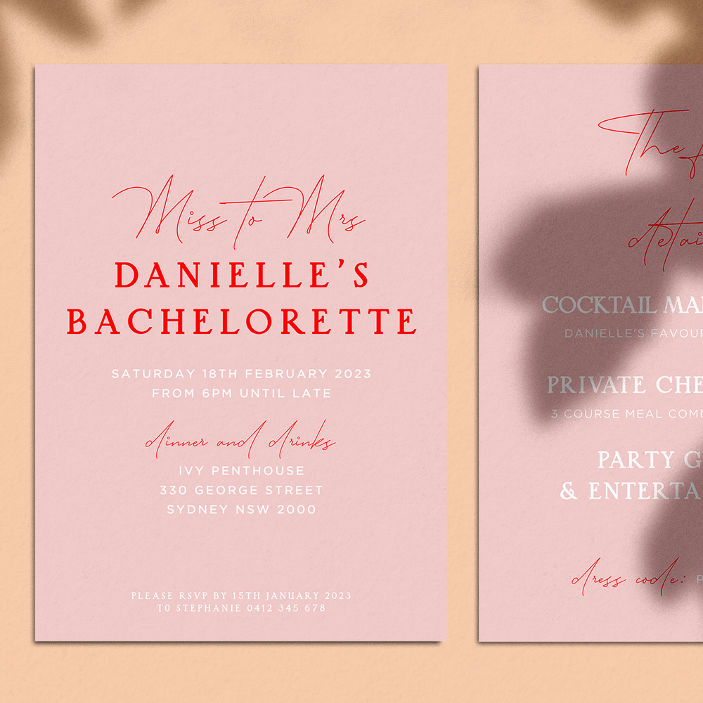 
                      
                        Hens Invitation Editable Template - Smitten - Vorfreude Stationery
                      
                    